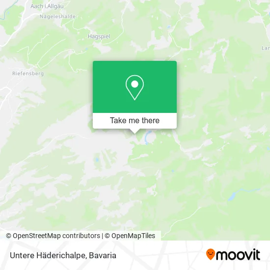 Карта Untere Häderichalpe