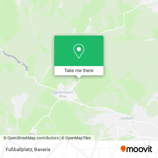 Карта Fußballplatz