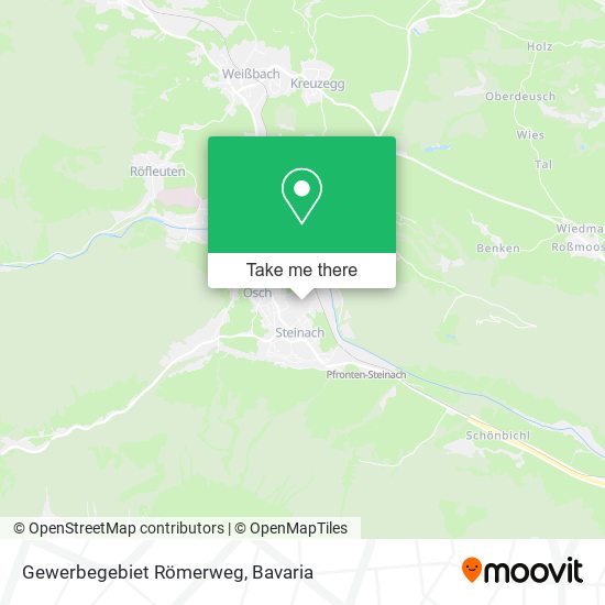 Gewerbegebiet Römerweg map