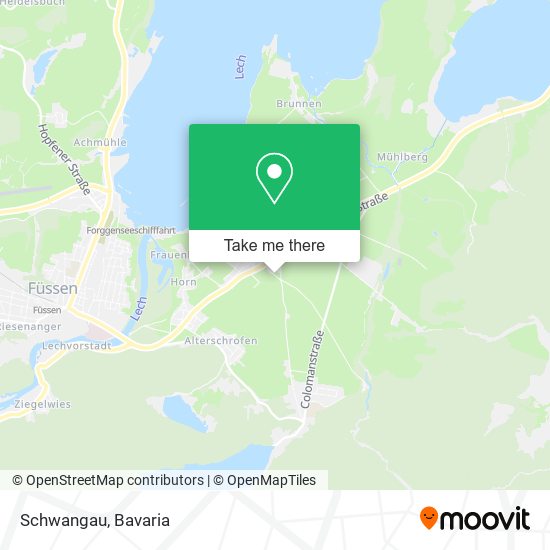 Schwangau map