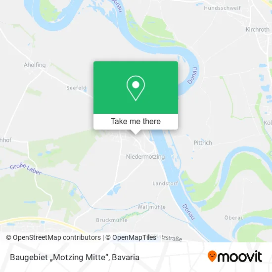 Карта Baugebiet „Motzing Mitte“