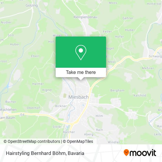 Hairstyling Bernhard Böhm map