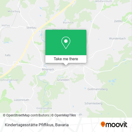 Kindertagesstätte Pfiffikus map