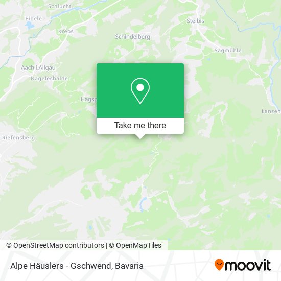 Alpe Häuslers - Gschwend map