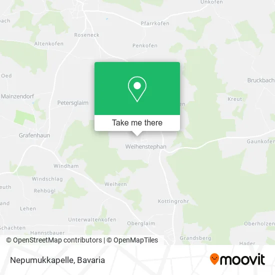 Карта Nepumukkapelle