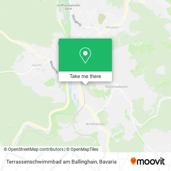 Карта Terrassenschwimmbad am Ballinghain