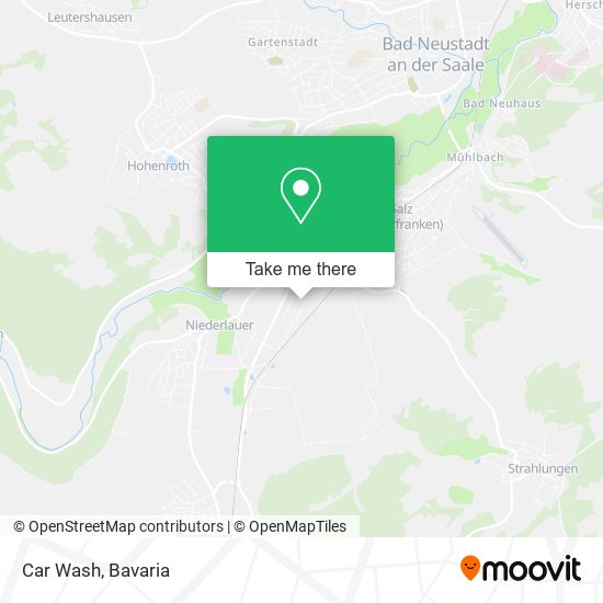 Car Wash map