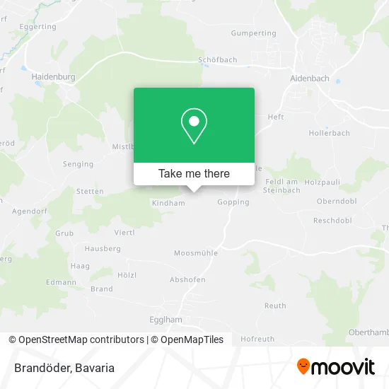 Карта Brandöder