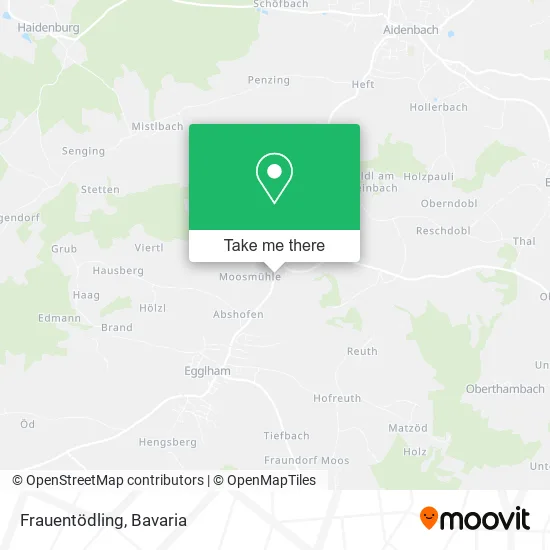 Карта Frauentödling