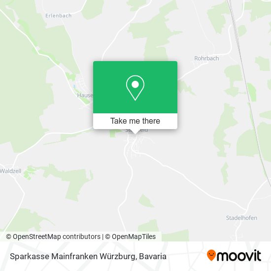 Sparkasse Mainfranken Würzburg map