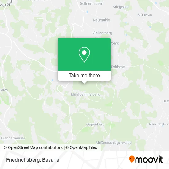 Карта Friedrichsberg