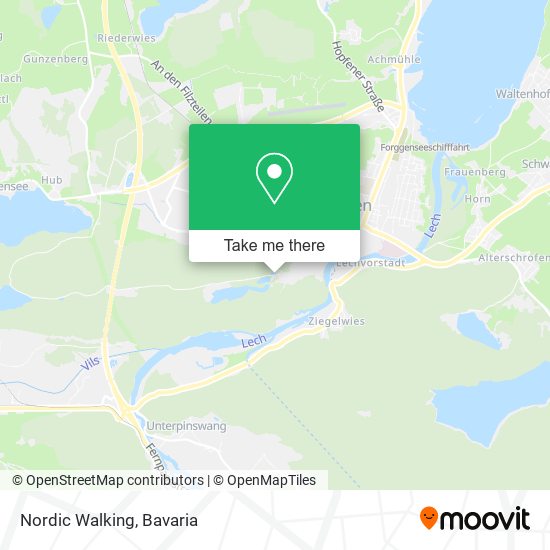 Nordic Walking map