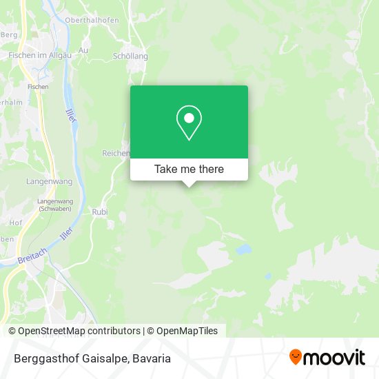 Berggasthof Gaisalpe map