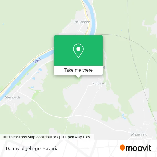 Карта Damwildgehege