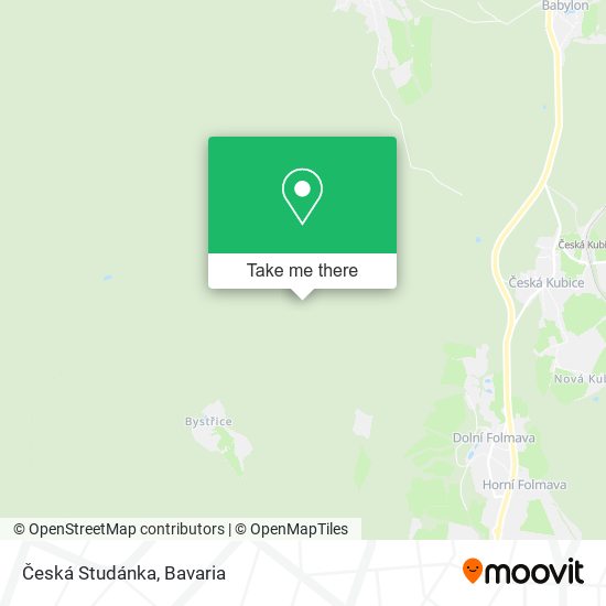 Česká Studánka map