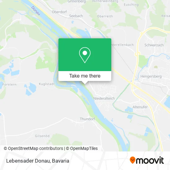 Карта Lebensader Donau