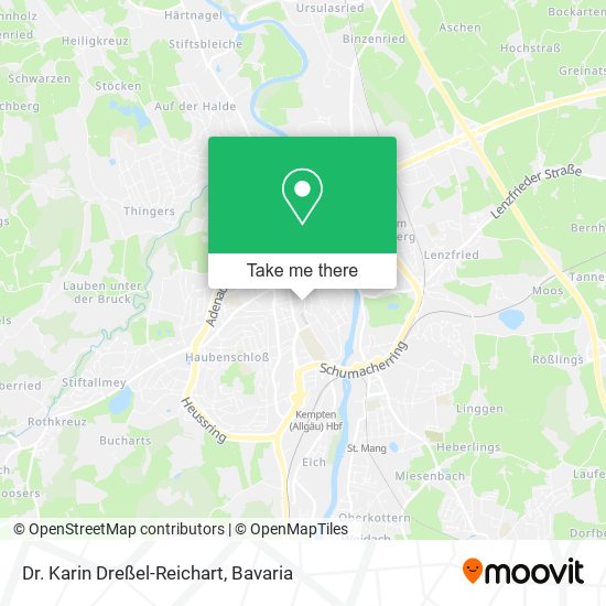 Dr. Karin Dreßel-Reichart map