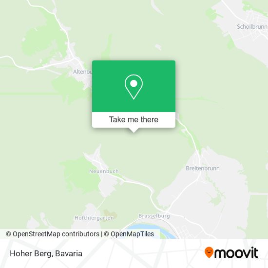 Hoher Berg map