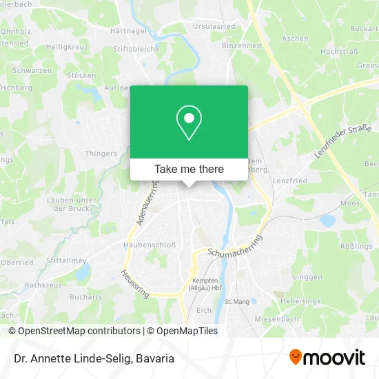 Карта Dr. Annette Linde-Selig