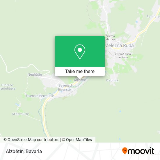 Alžbětín map