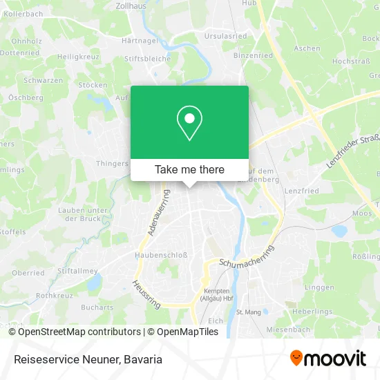 Карта Reiseservice Neuner