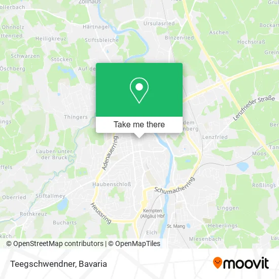 Карта Teegschwendner