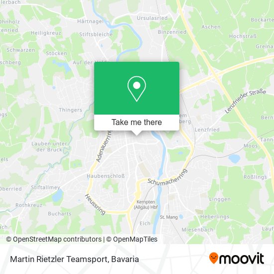 Martin Rietzler Teamsport map
