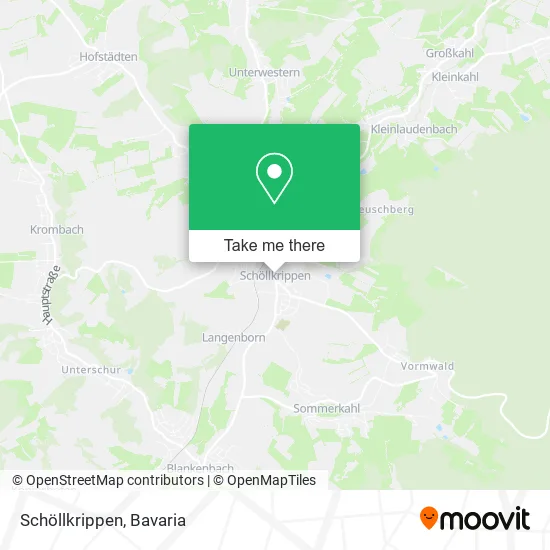 Карта Schöllkrippen