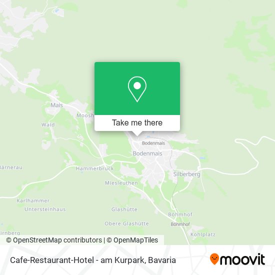 Cafe-Restaurant-Hotel - am Kurpark map