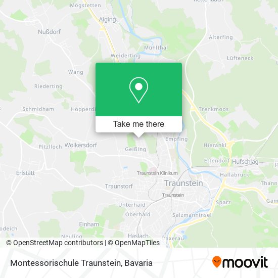 Montessorischule Traunstein map