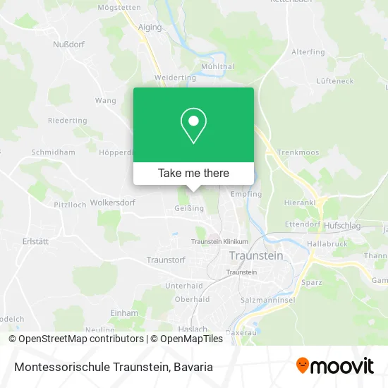Карта Montessorischule Traunstein
