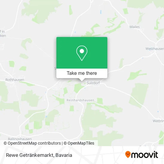 Карта Rewe Getränkemarkt