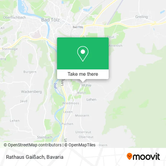 Карта Rathaus Gaißach