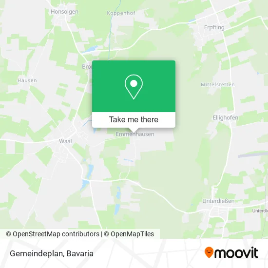 Карта Gemeindeplan