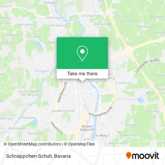 Карта Schnäppchen-Schuh