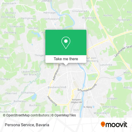 Карта Persona Service