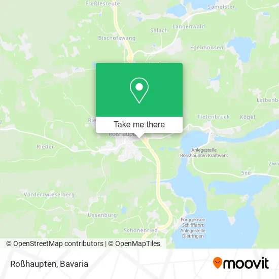 Карта Roßhaupten