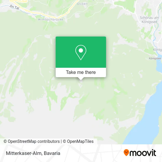 Карта Mitterkaser-Alm