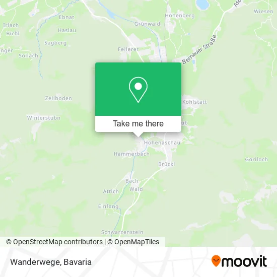 Карта Wanderwege