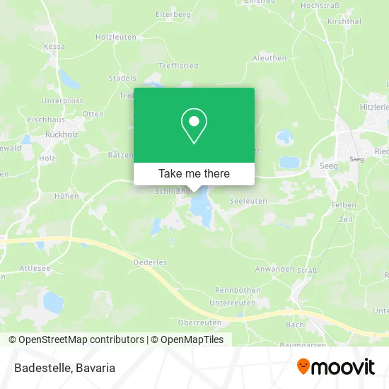 Карта Badestelle