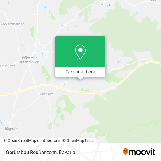 Карта Gerüstbau Reußenzehn