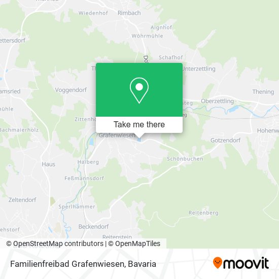 Familienfreibad Grafenwiesen map