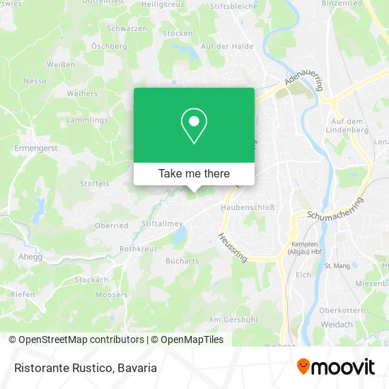 Карта Ristorante Rustico