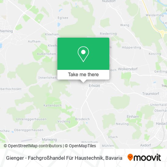 Gienger - Fachgroßhandel Für Haustechnik map
