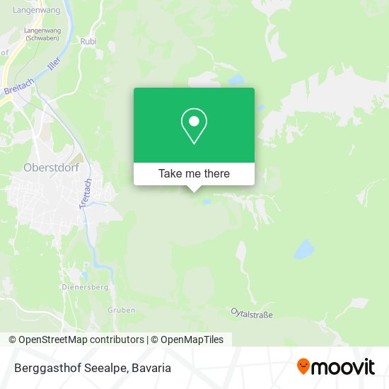 Berggasthof Seealpe map