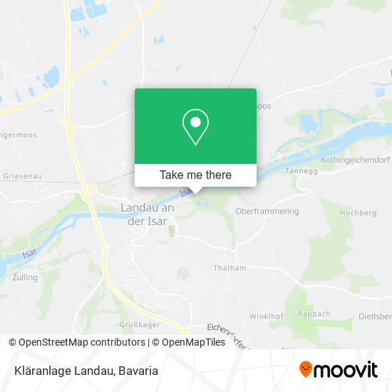 Карта Kläranlage Landau