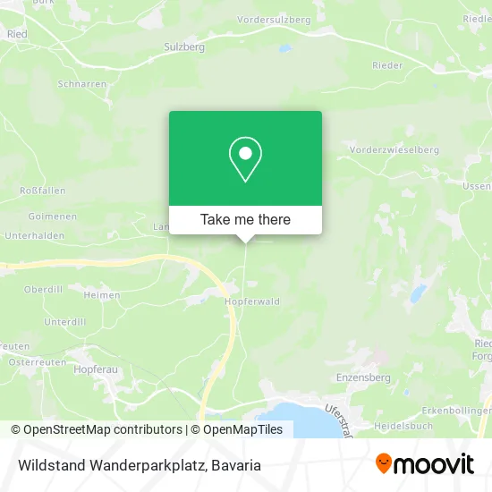 Карта Wildstand Wanderparkplatz