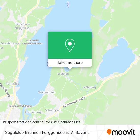 Карта Segelclub Brunnen Forggensee E. V.