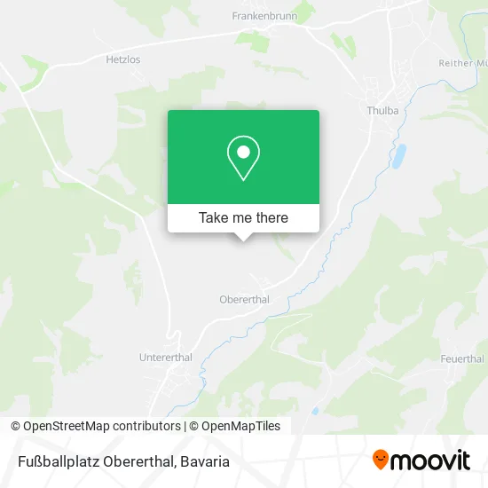 Карта Fußballplatz Obererthal