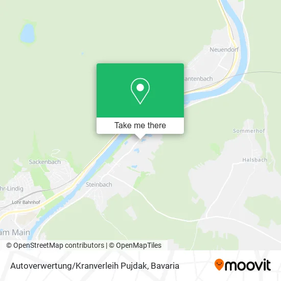 Карта Autoverwertung / Kranverleih Pujdak